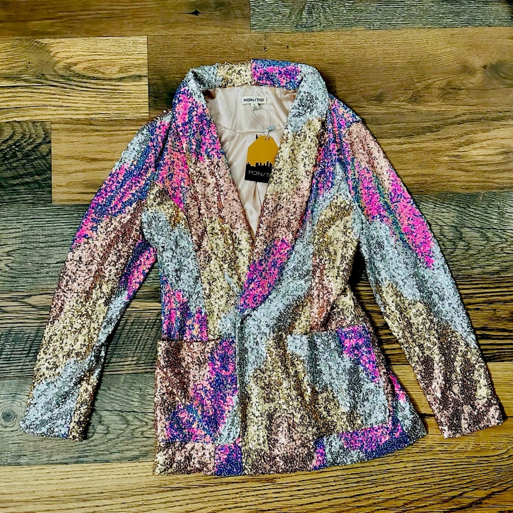 Sequin Multicolor Blazer
